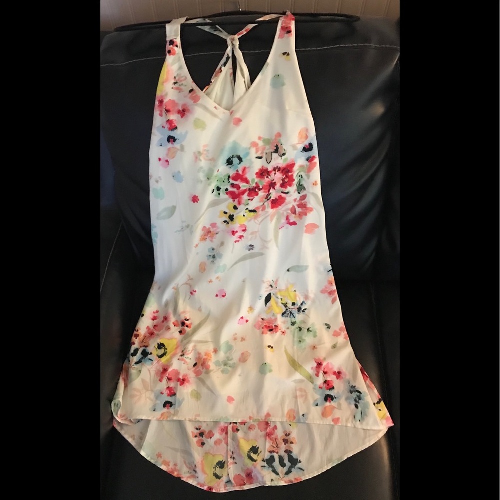 H&M Floral Maxi with a Knot Tie back